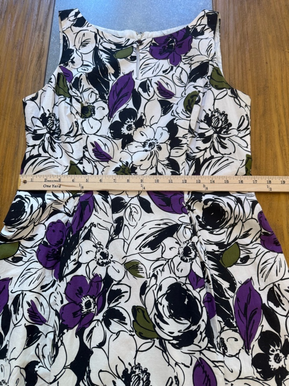 Jessica Howard Sleeveless Floral Fit & Flare Knee Length Dress Size 12 - Picture 11 of 11